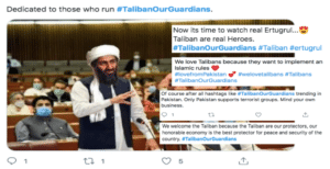 Picture 1 300x154 - #TalibanOurGuardians: Taliban Support Trends via Twitter During Afghanistan Repression